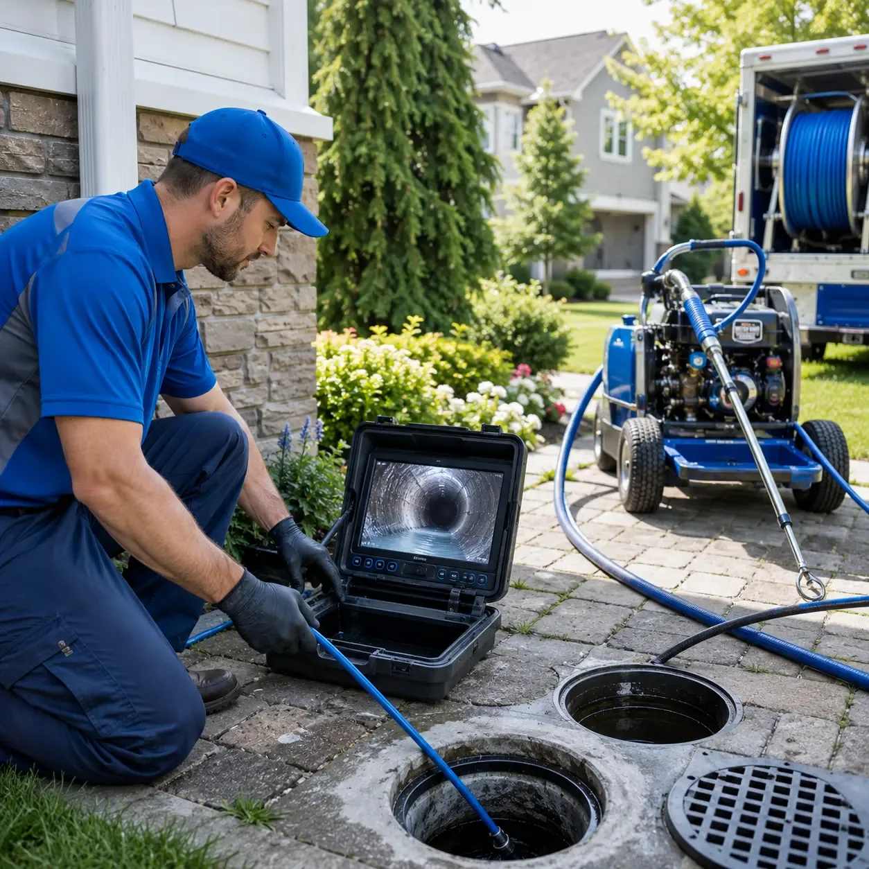 Outdoor drain cleaning professionals serving Greer, SC
